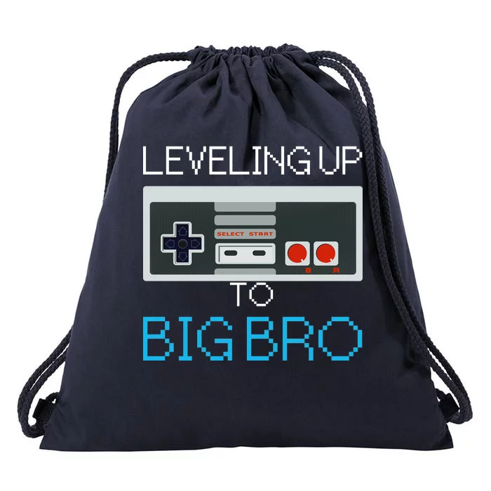 Leveling Up To Big Bro Drawstring Bag