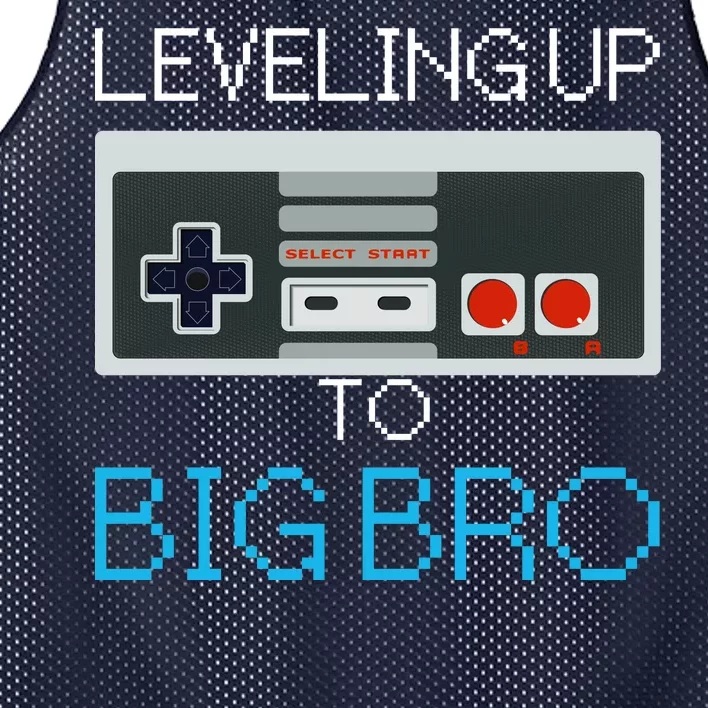 Leveling Up To Big Bro Mesh Reversible Basketball Jersey Tank