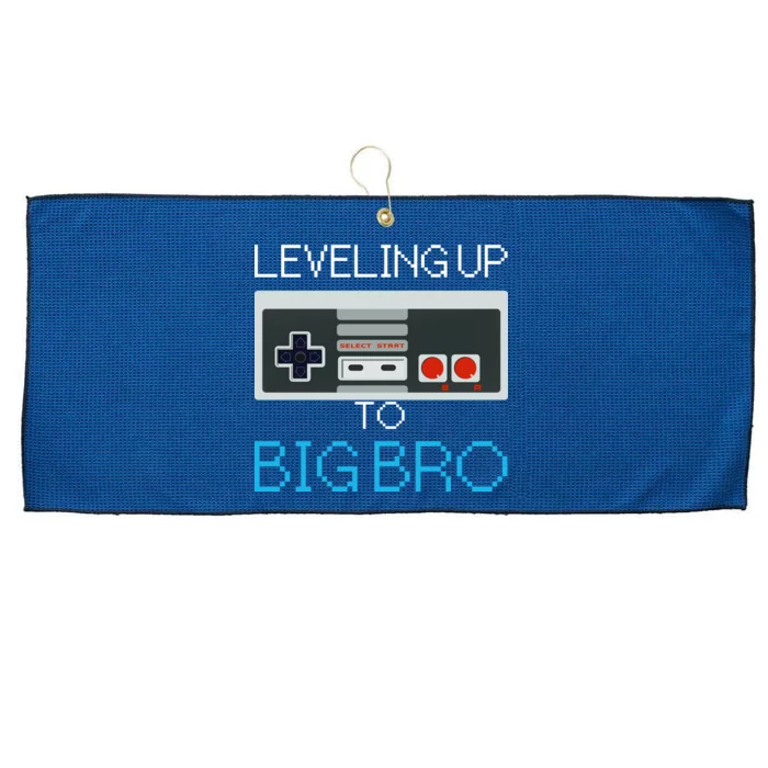 Leveling Up To Big Bro Large Microfiber Waffle Golf Towel