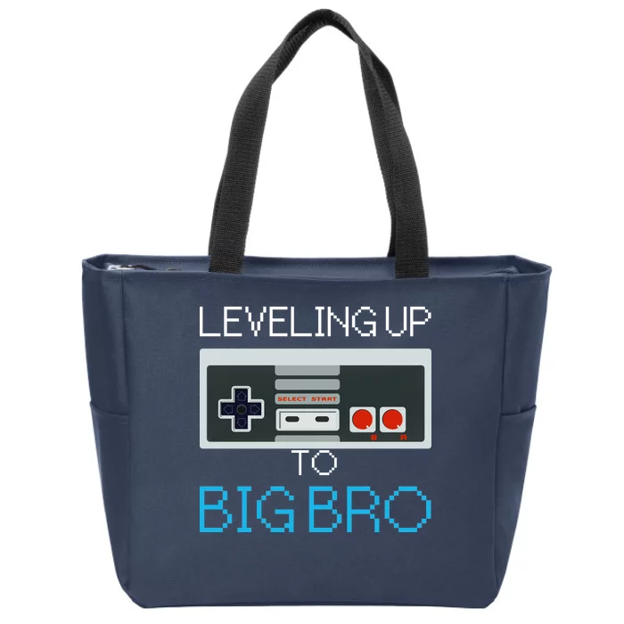 Leveling Up To Big Bro Zip Tote Bag