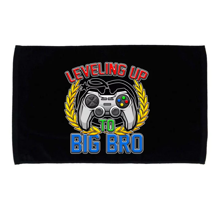 Leveling Up To Big Bro Brother Video Gaming Microfiber Hand Towel