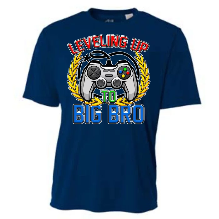 Leveling Up To Big Bro Brother Video Gaming Cooling Performance Crew T-Shirt