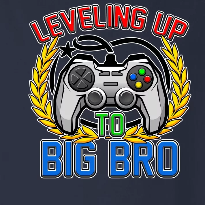 Leveling Up To Big Bro Brother Video Gaming Toddler Long Sleeve Shirt