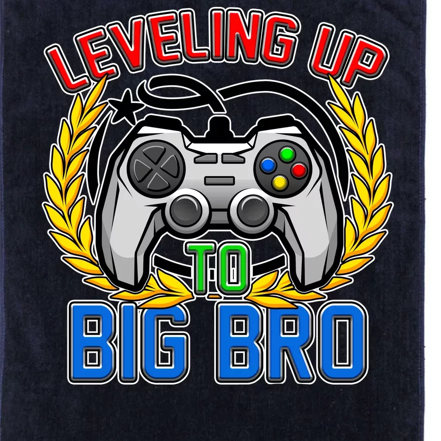 Leveling Up To Big Bro Brother Video Gaming Platinum Collection Golf Towel