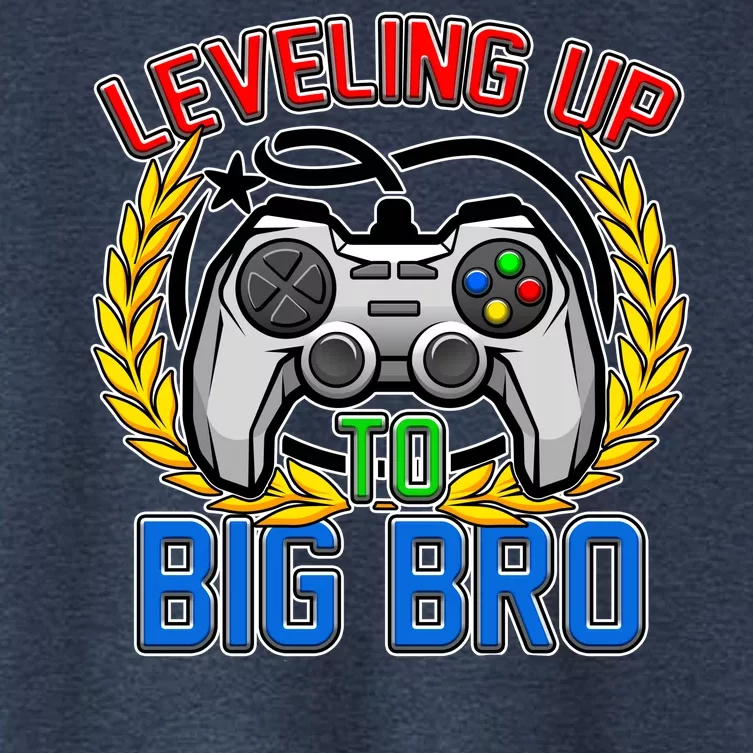 Leveling Up To Big Bro Brother Video Gaming Women's Crop Top Tee