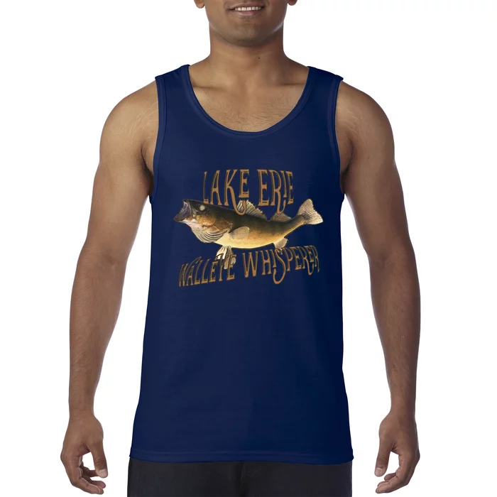 Lake Erie Walleye Whisperer Fishing Tank Top