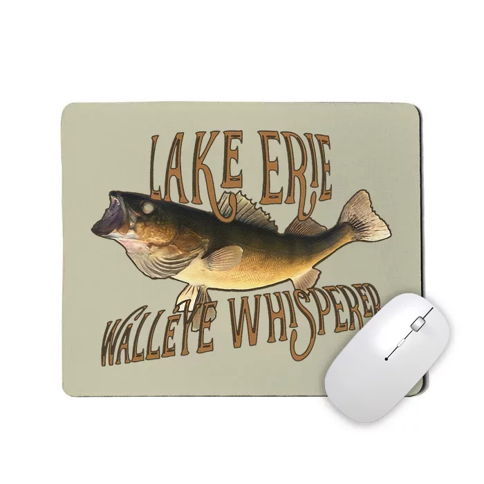 Lake Erie Walleye Whisperer Fishing Mousepad