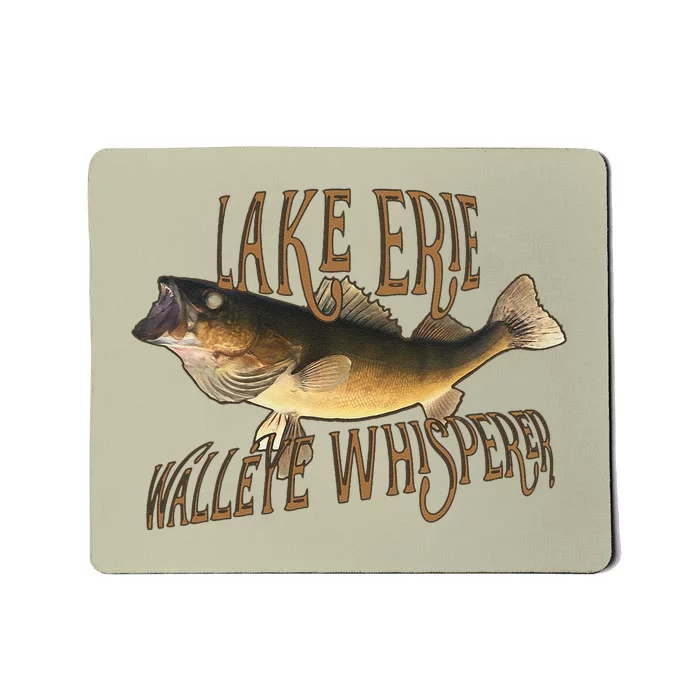 Lake Erie Walleye Whisperer Fishing Mousepad