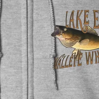 Lake Erie Walleye Whisperer Fishing Full Zip Hoodie