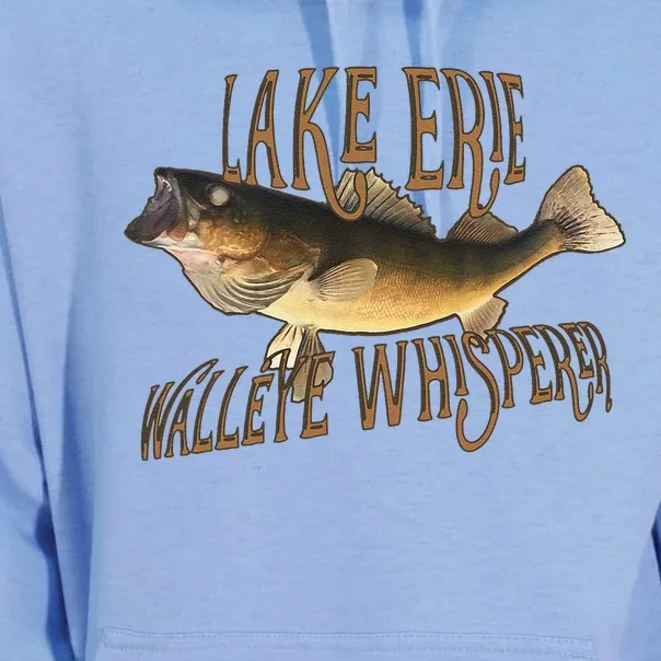 Lake Erie Walleye Whisperer Fishing Unisex Surf Hoodie