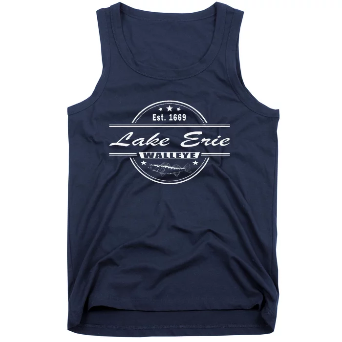 Lake Erie Walleye Fishing Souvenir For Walleye Fishing Tank Top