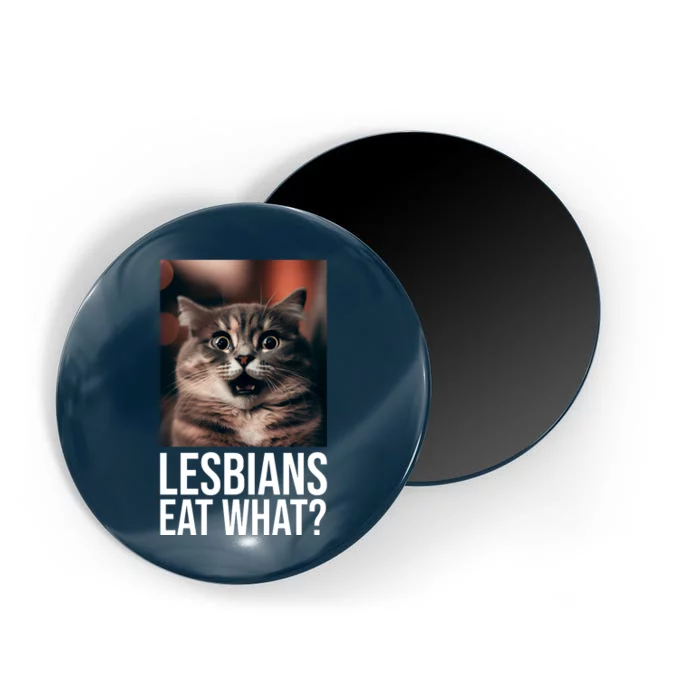 Lesbians Eat What Funny Cat Meme Magnet