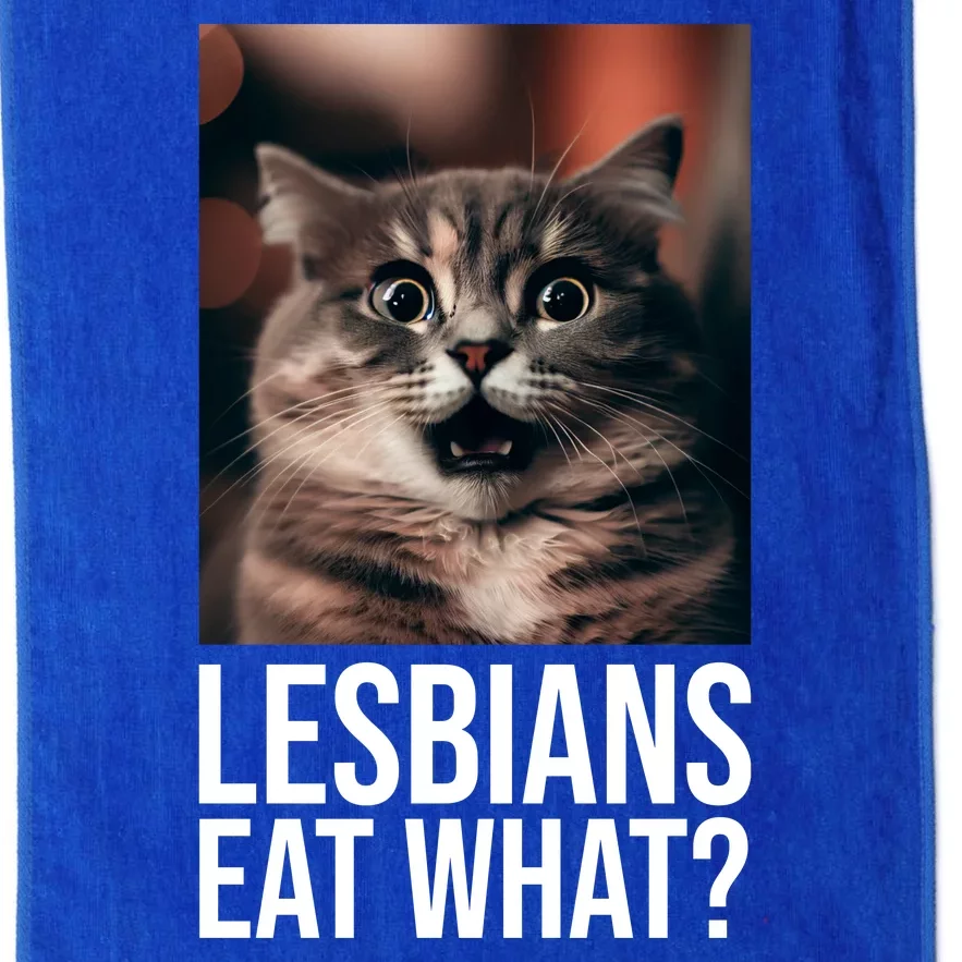 Lesbians Eat What Funny Cat Meme Platinum Collection Golf Towel