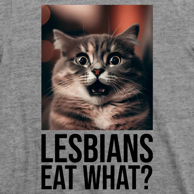 Lesbians Eat What Funny Cat Meme T-Shirt