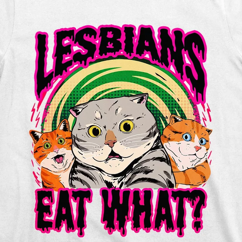 Lesbians Eat What Funny Cats Love Cute Women Boy T-Shirt