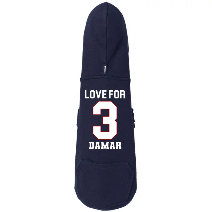 Love For 3 Damar Doggie 3-End Fleece Hoodie