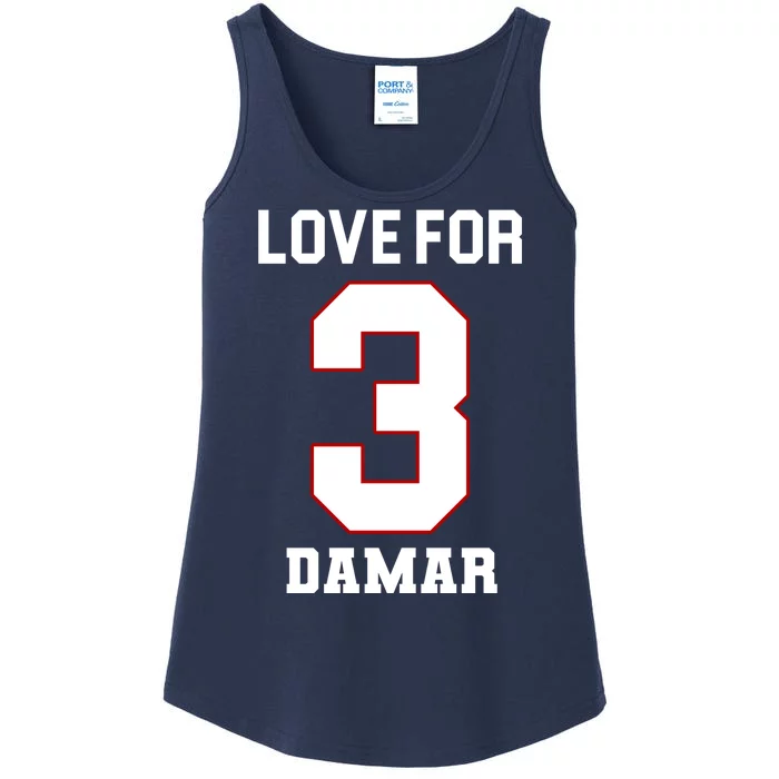 Love For 3 Damar Ladies Essential Tank