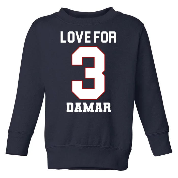 Love For 3 Damar Toddler Sweatshirt