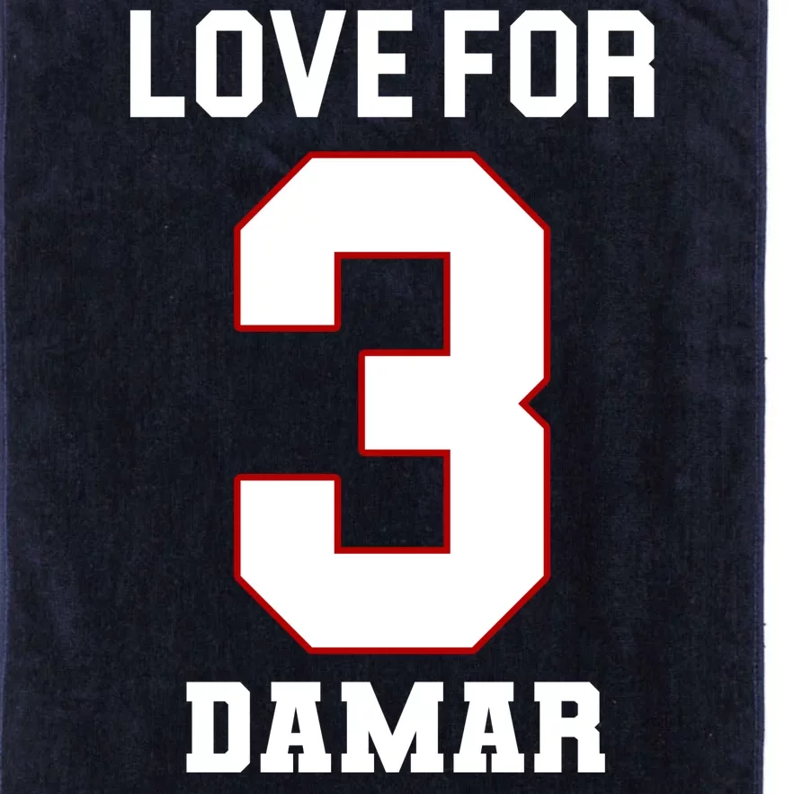 Love For 3 Damar Platinum Collection Golf Towel