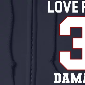 Love For 3 Damar Full Zip Hoodie