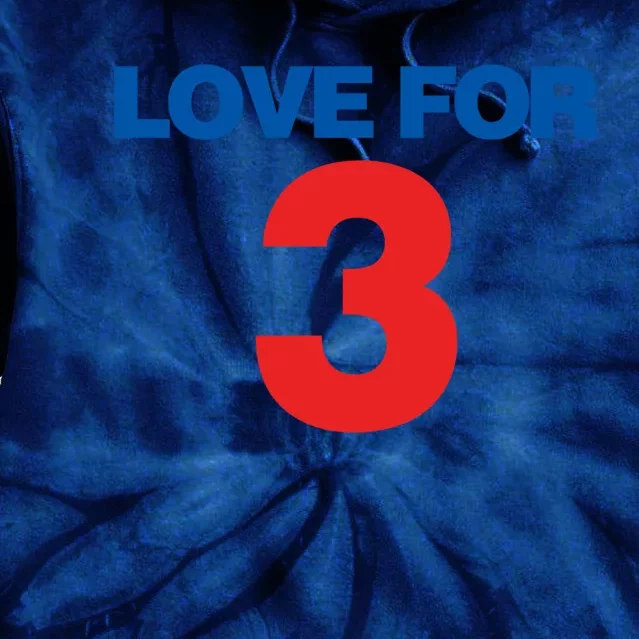 Love For 3 Pray For Damar Show Love Tie Dye Hoodie