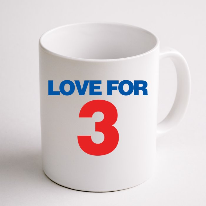 Love For 3 Pray For Damar Show Love Front & Back Coffee Mug