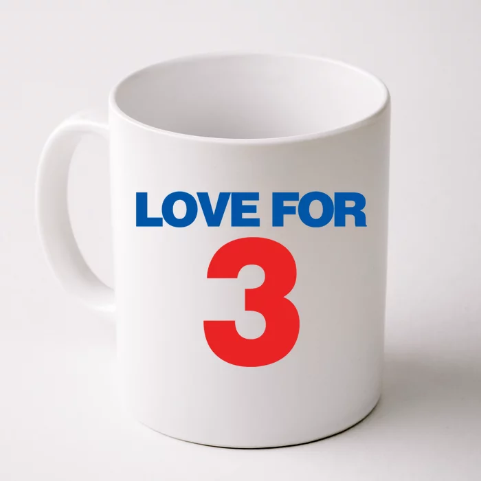 Love For 3 Pray For Damar Show Love Front & Back Coffee Mug