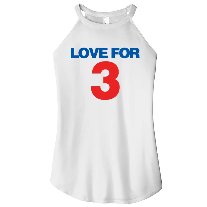 Love For 3 Pray For Damar Show Love Women’s Perfect Tri Rocker Tank