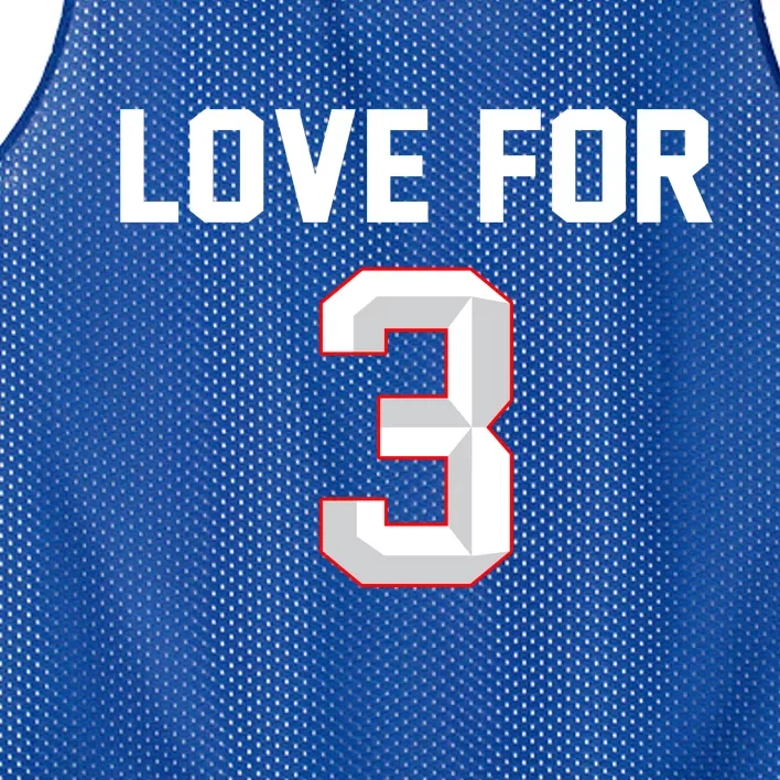 Love For 3 Pray For Damar Show Love Mesh Reversible Basketball Jersey Tank