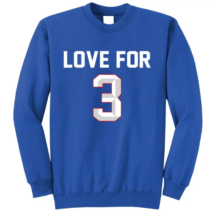 Love For 3 Pray For Damar Show Love Tall Sweatshirt