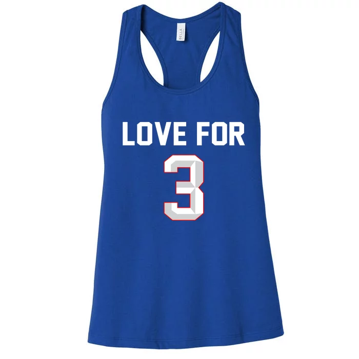 Love For 3 Pray For Damar Show Love Women's Racerback Tank