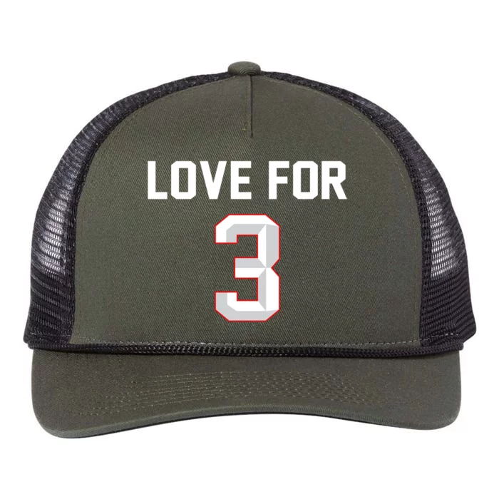 Love For 3 Pray For Damar Show Love Retro Rope Trucker Hat Cap