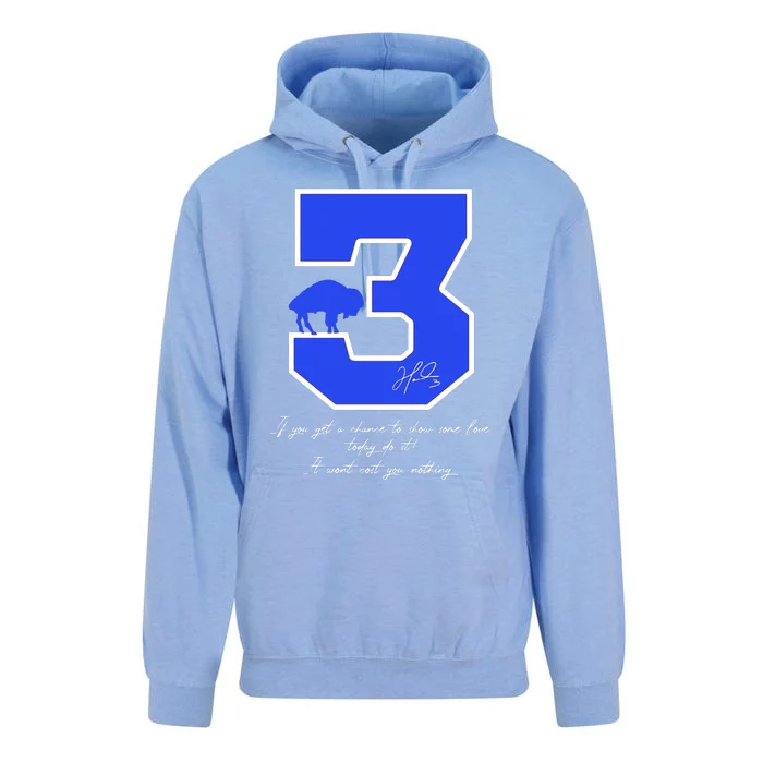 Love For 3 Pray For Damar Strong Unisex Surf Hoodie