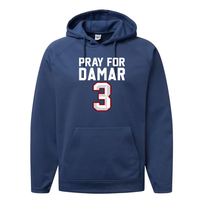 Love For 3 Pray For Damar Show Love Performance Fleece Hoodie