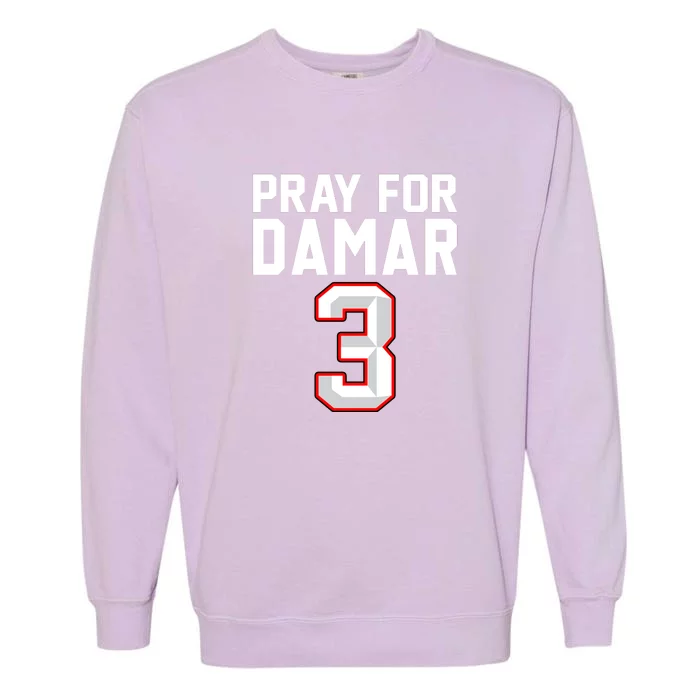 Love For 3 Pray For Damar Show Love Garment-Dyed Sweatshirt