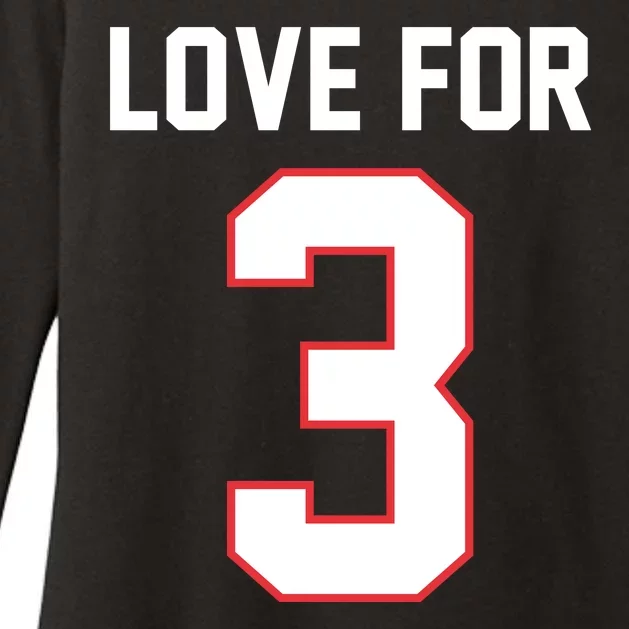 Love For 3 Buffalo Football Tribute Womens CVC Long Sleeve Shirt