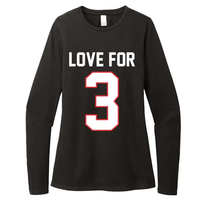 Love For 3 Buffalo Football Tribute Womens CVC Long Sleeve Shirt