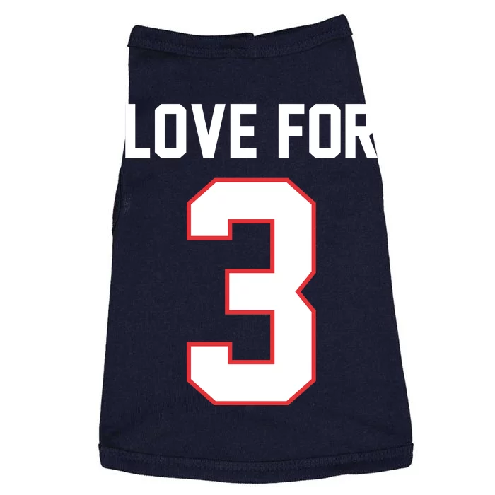 Love For 3 Buffalo Football Tribute Doggie Tank