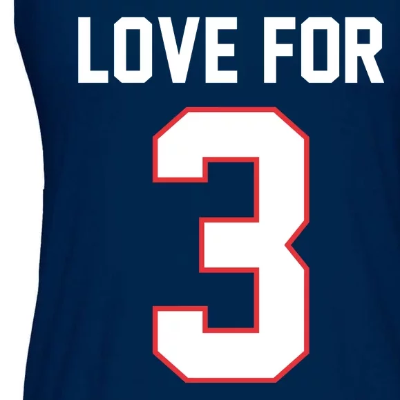 Love For 3 Buffalo Football Tribute Ladies Essential Flowy Tank