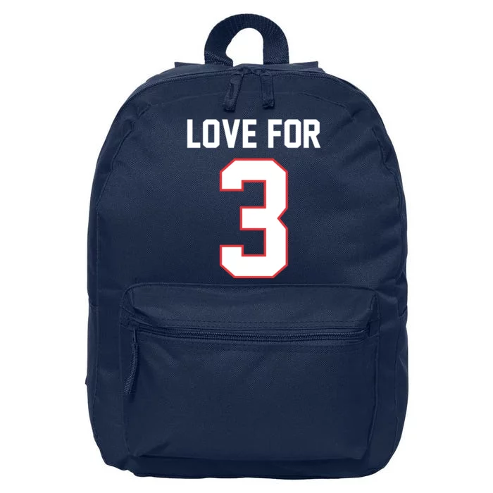 Love For 3 Buffalo Football Tribute 16 in Basic Backpack