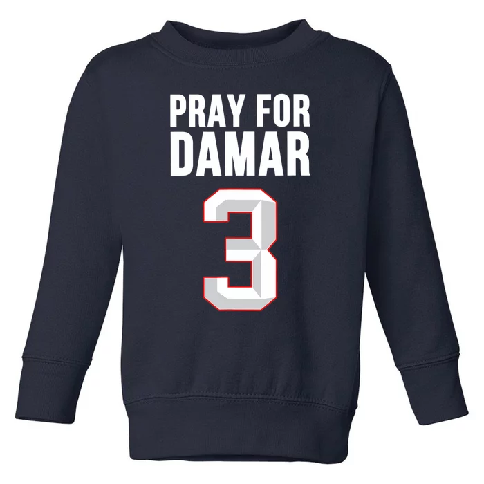 Love For 3 Pray For Damar Toddler Sweatshirt