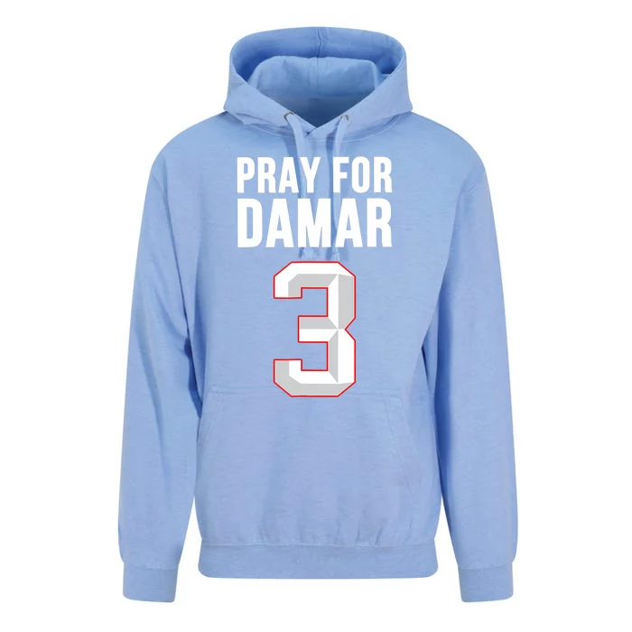 Love For 3 Pray For Damar Unisex Surf Hoodie