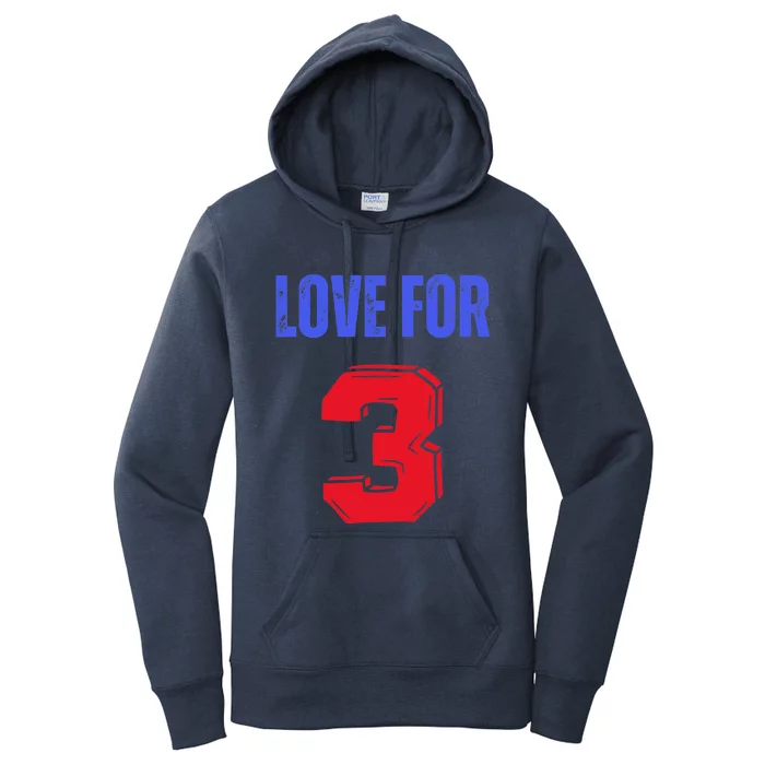 Love For 3 Damar We are with you Damar Women's Pullover Hoodie