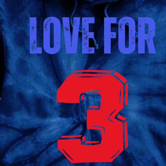 Love For 3 Damar We are with you Damar Tie Dye Hoodie