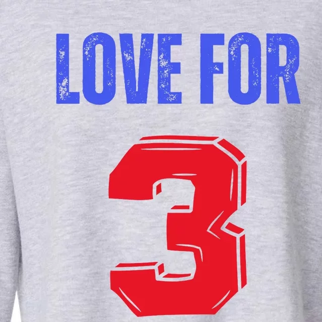 Love For 3 Damar We are with you Damar Cropped Pullover Crew