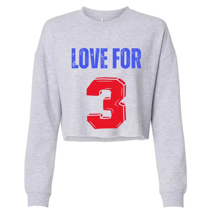 Love For 3 Damar We are with you Damar Cropped Pullover Crew