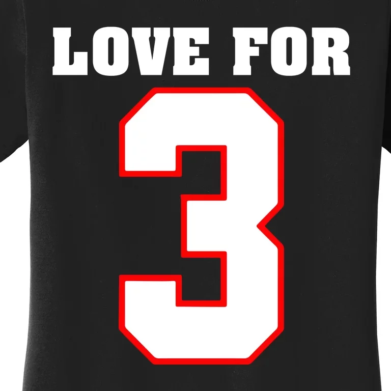 LOVE FOR 3 Women's T-Shirt