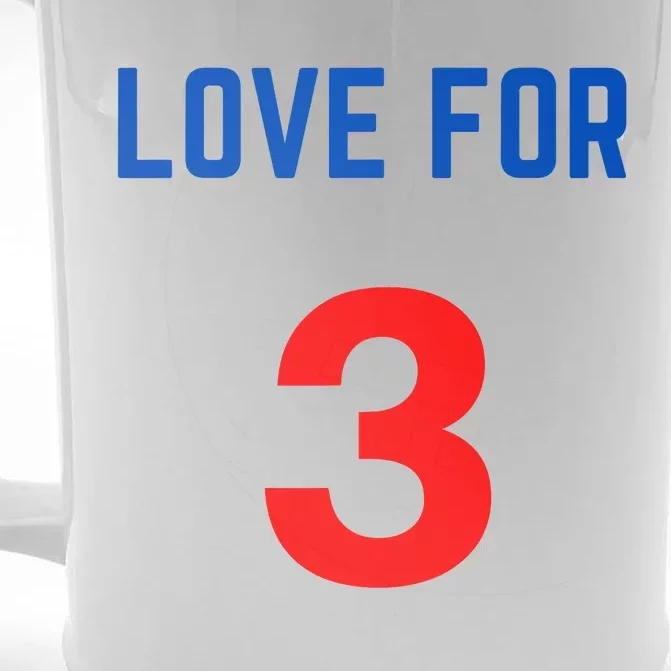 LOVE FOR 3 DAMAR Front & Back Beer Stein