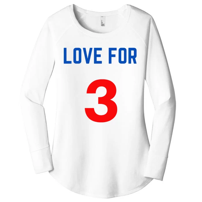 LOVE FOR 3 DAMAR Women's Perfect Tri Tunic Long Sleeve Shirt