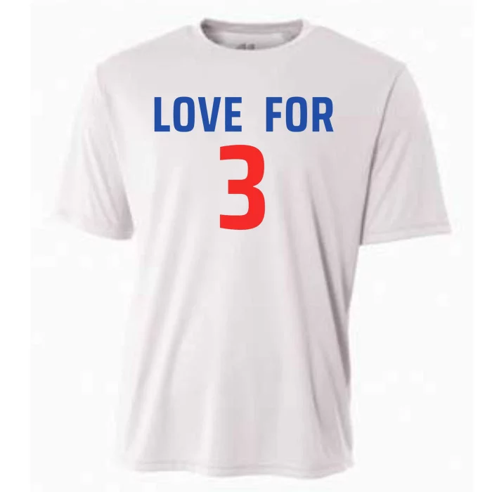 Love For 3 Trending Tee Cooling Performance Crew T-Shirt